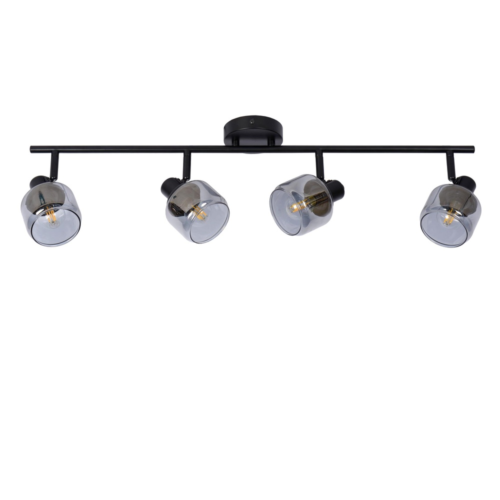Lucide PlafondlampBjorn 4-lichts zwart - 77979/04/30